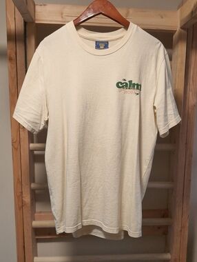 Coney Island Picnic Calm Graphic Cream Men's T-Shirt